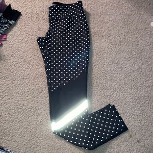 Women’s Ideology black polka dot Athletic Leggings